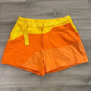 Outdoor Voices Rectrek Shorts 3” Inseam Yellow Orange Women Size Small